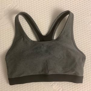 Avia Sports Bra Size S Gray & Black Excellent Condition NWOT Padded Bra